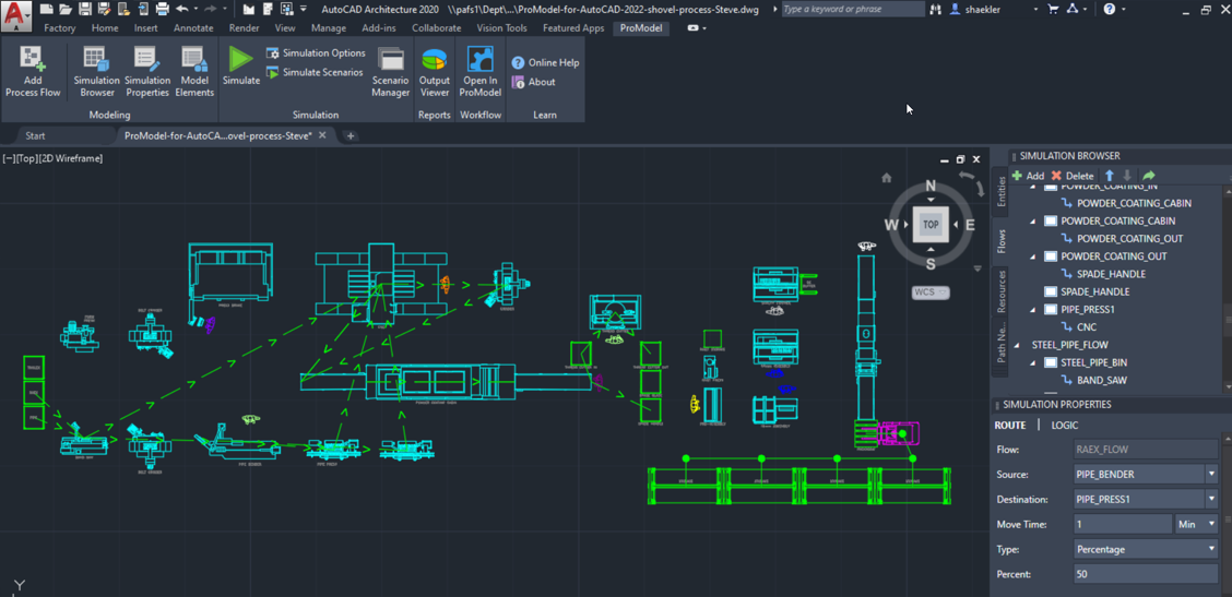 ProModel-Autocad-step-one