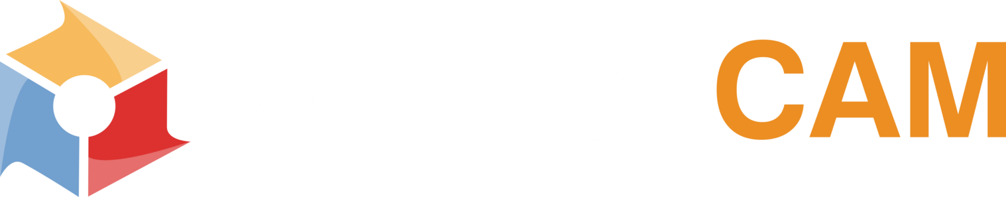 NexGenCAM Logo (Two-Tone) - White