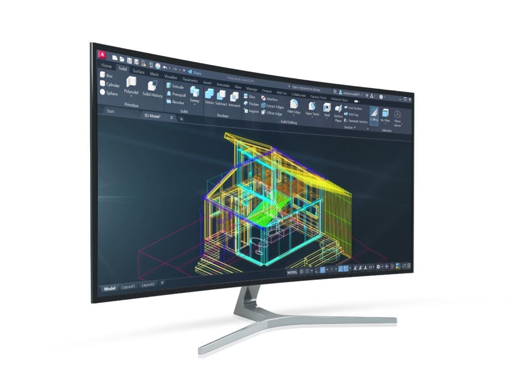 3Dmodel_DWGmonitor