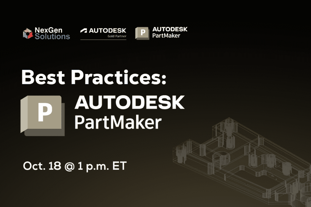 Partmaker Logo Best Practices: PartMaker - NexGenSolutions